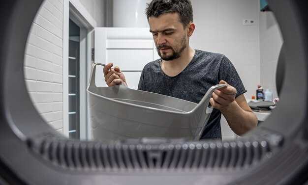 Этапы чистки мотора стиральной машины