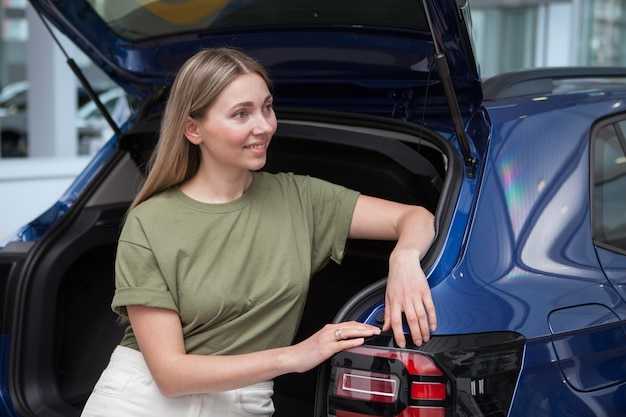 Механический открыватель внутри салона