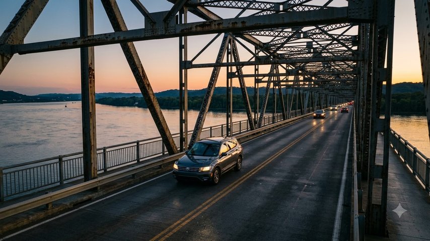 Как безопасно проезжать мост на автомобиле: советы водителям